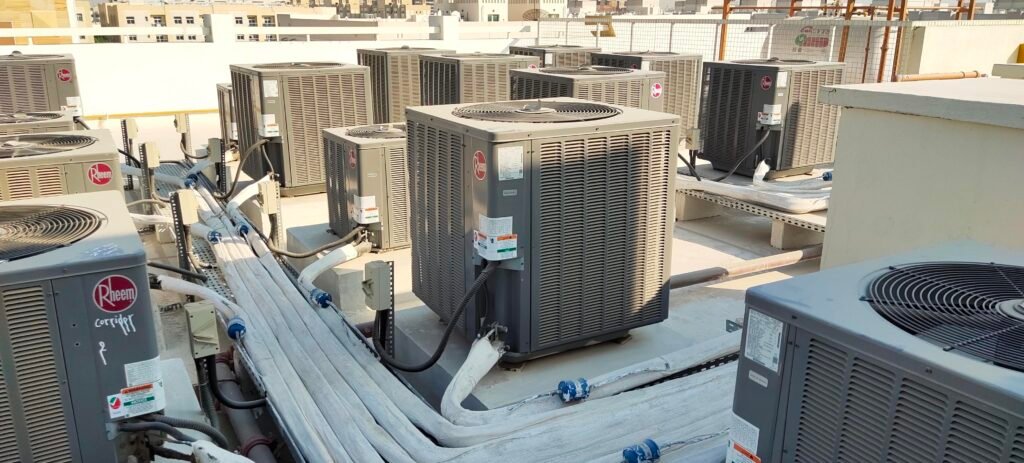 Complete AC installation project in Dubai – MK Technical Services